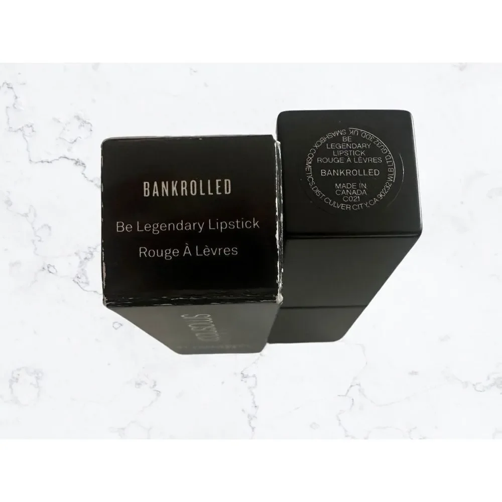 Smashbox Bankrolled Be legendary Lipstick New In Box 10oz